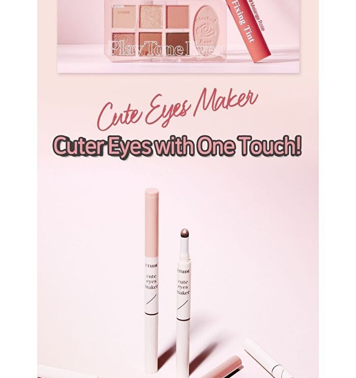 Etude House Cute Eyes Maker - Rose Shimmer 2g
