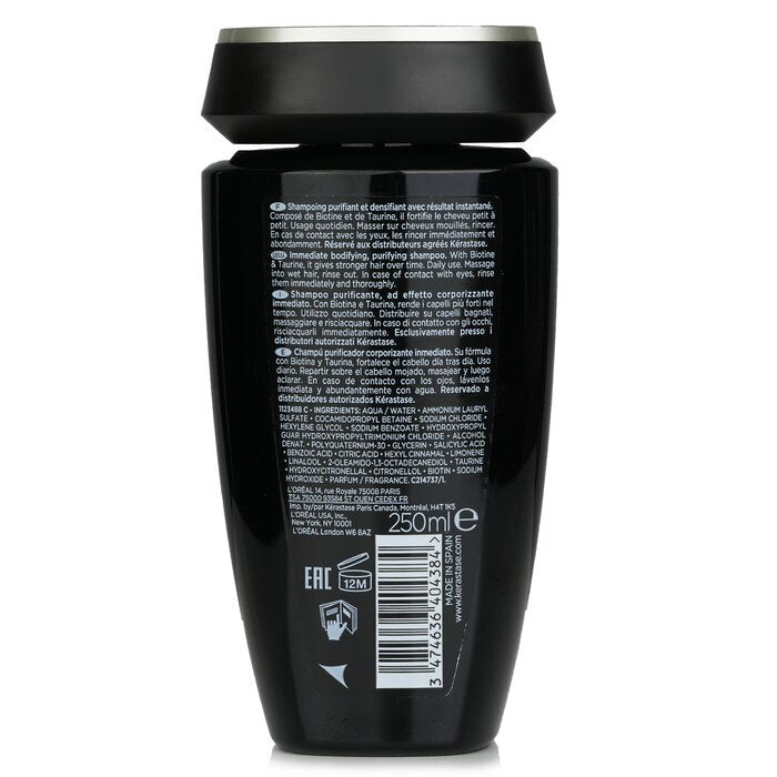 Kerastase Densifique Bain Densite Homme Daily Care Shampoo (Hair Visibly Lacking Density) 250ml