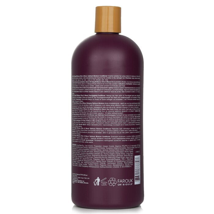 CHI Deep Brilliance Olive & Monoi Après-shampoing Hydratation Optimale 946ml/32oz