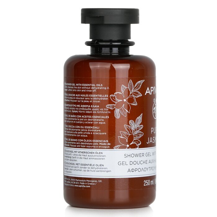 Apivita Pure Jasmine Shower Gel with Essential Oils 250ml