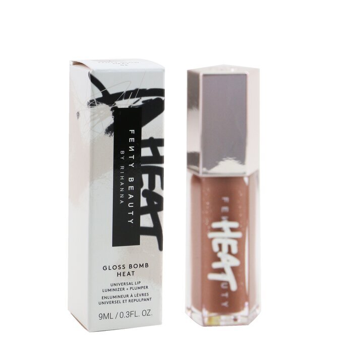 Fenty Beauty by Rihanna Gloss Bomb Heat Universal Lip Luminizer + Plumper - #03 Fenty Glow Heat (Sheer Rose Nude) 9ml