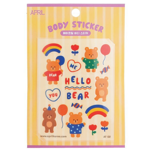 April Korea April Body Sticker -  AT 02 1pc