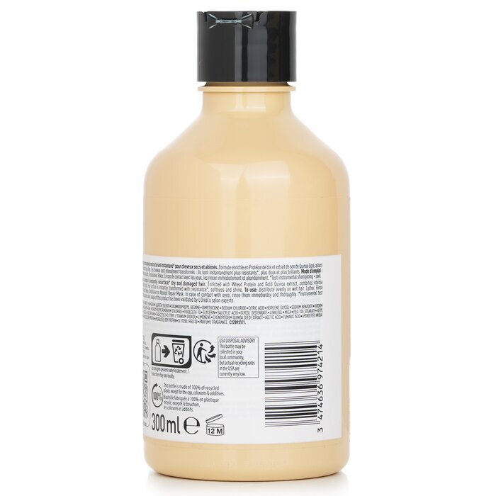 L'Oreal Professionnel Serie Expert - Absolut Repair Protein + Gold Quinoa Instant Resurfacing Shampoo 300ml