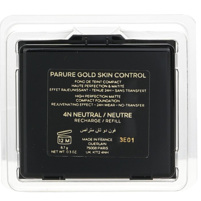 Guerlain Parure Gold Skin Control High Perfection Matte Compact Foundation Refill - 4N 8.7g