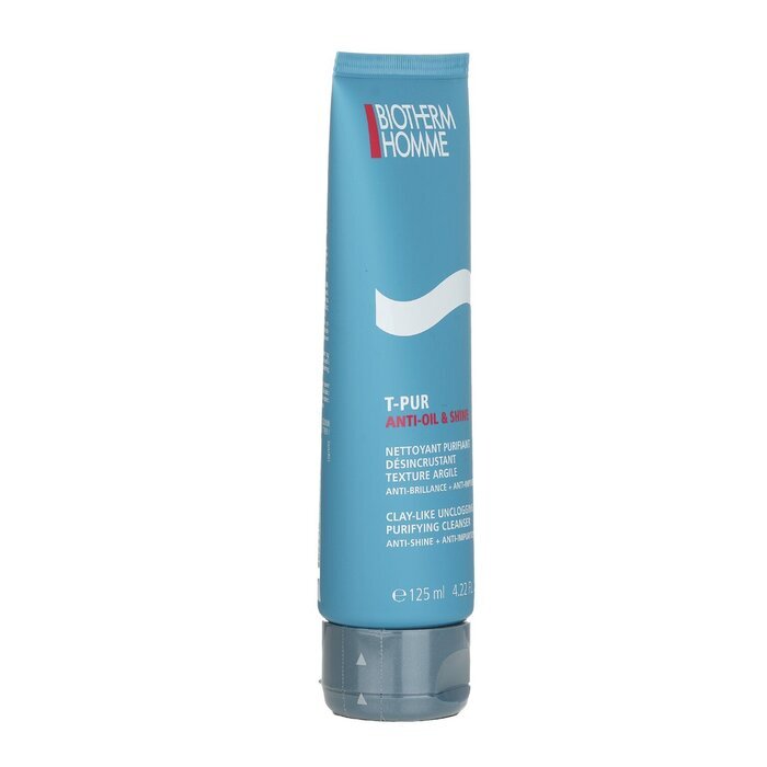 Biotherm Homme T-Pur Clay-Like Unclogging Purifying Cleanser 125ml