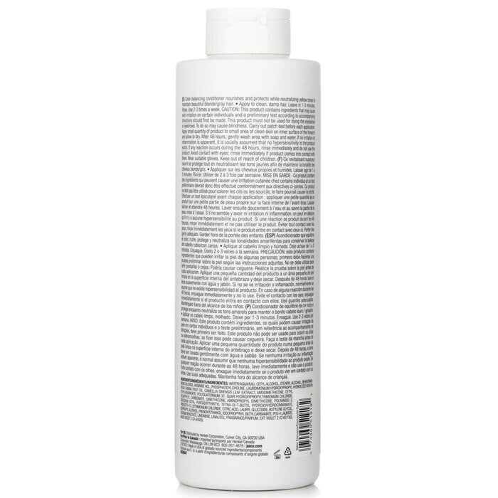 Joico Color Balance Purple Conditioner (Eliminates Brassy/Yellow Tones on Blonde/Gray Hair) 1000ml