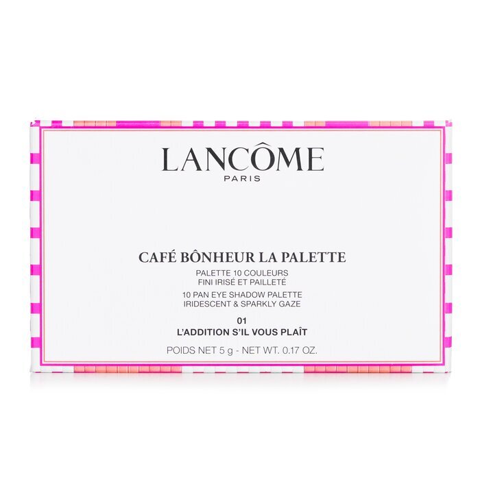 Lancome Cafe Bonheur La Palette (10x Eye Shadow) (Limited Edition) - 01 L'Addition S'il Vous Plait 5g