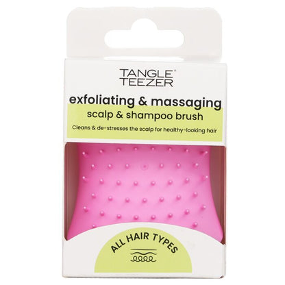 Tangle Teezer Brosse Exfoliante et Massante pour le Cuir Chevelu - # Pretty Pink 1pc