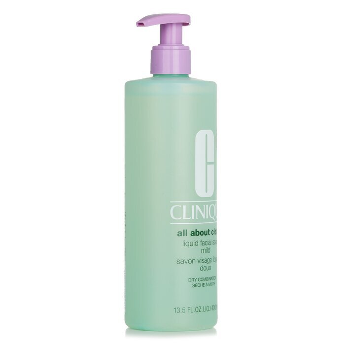 Clinique All About Clean Liquid Facial Soap Mild (Dry Combination Skin) 400ml