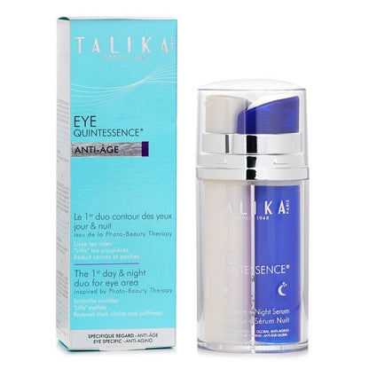 Talika Eye Quintessence Day Cream and Night Serum 2x10ml