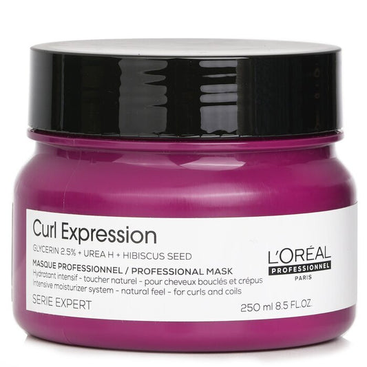 L'Oreal Serie Expert Curl Expression Glycerin 2.5% + Urea H + Hibiscus Seed Professional Mask 250ml