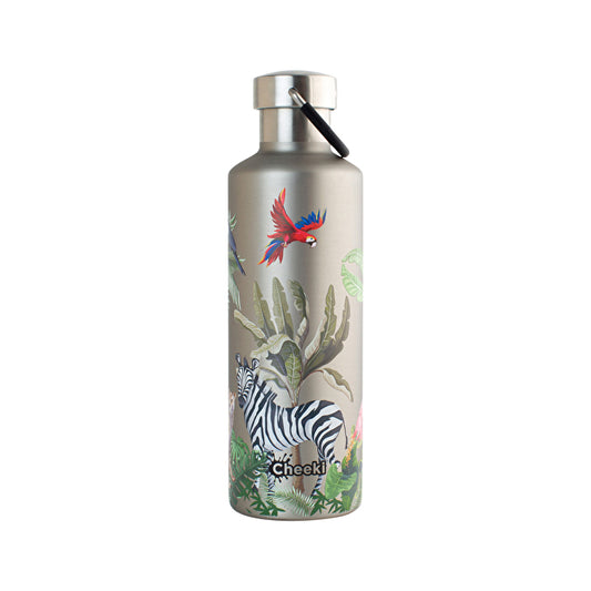 Cheeki Insulated Bottle Classic 3d Jungle 600ml