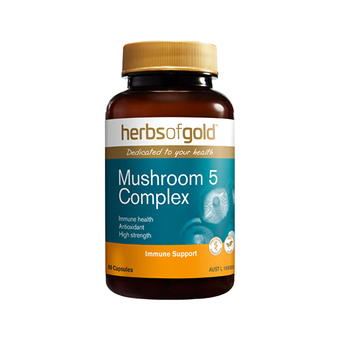 Herbs Of Gold Mushroom 5 Complex 60c
